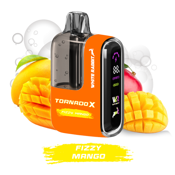 WHITE RABBIT TORNADO X - Puff 25000 Rechargeable - Fizzy Mango.