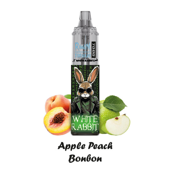 White Rabbit_Puff "RandM Tornado x White Rabbit 7000" - Apple Peach Bonbon